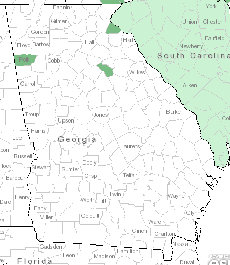 The range of Aplectrum hyemale